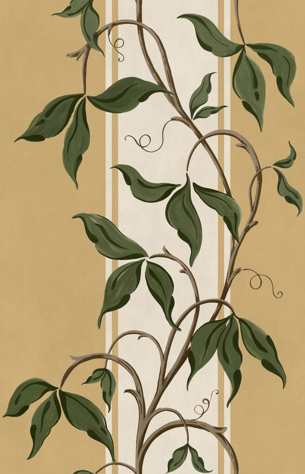 Garden Stripe, Yellow, Rebel Walls