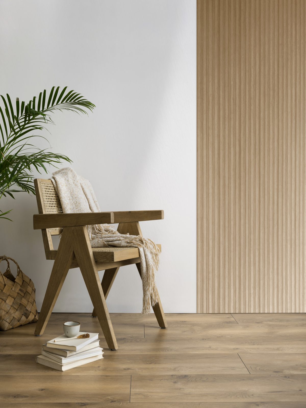 Riflaj decorativ 3D Onda, Stejar Natural, 270x11.2cm, Lamelio 5