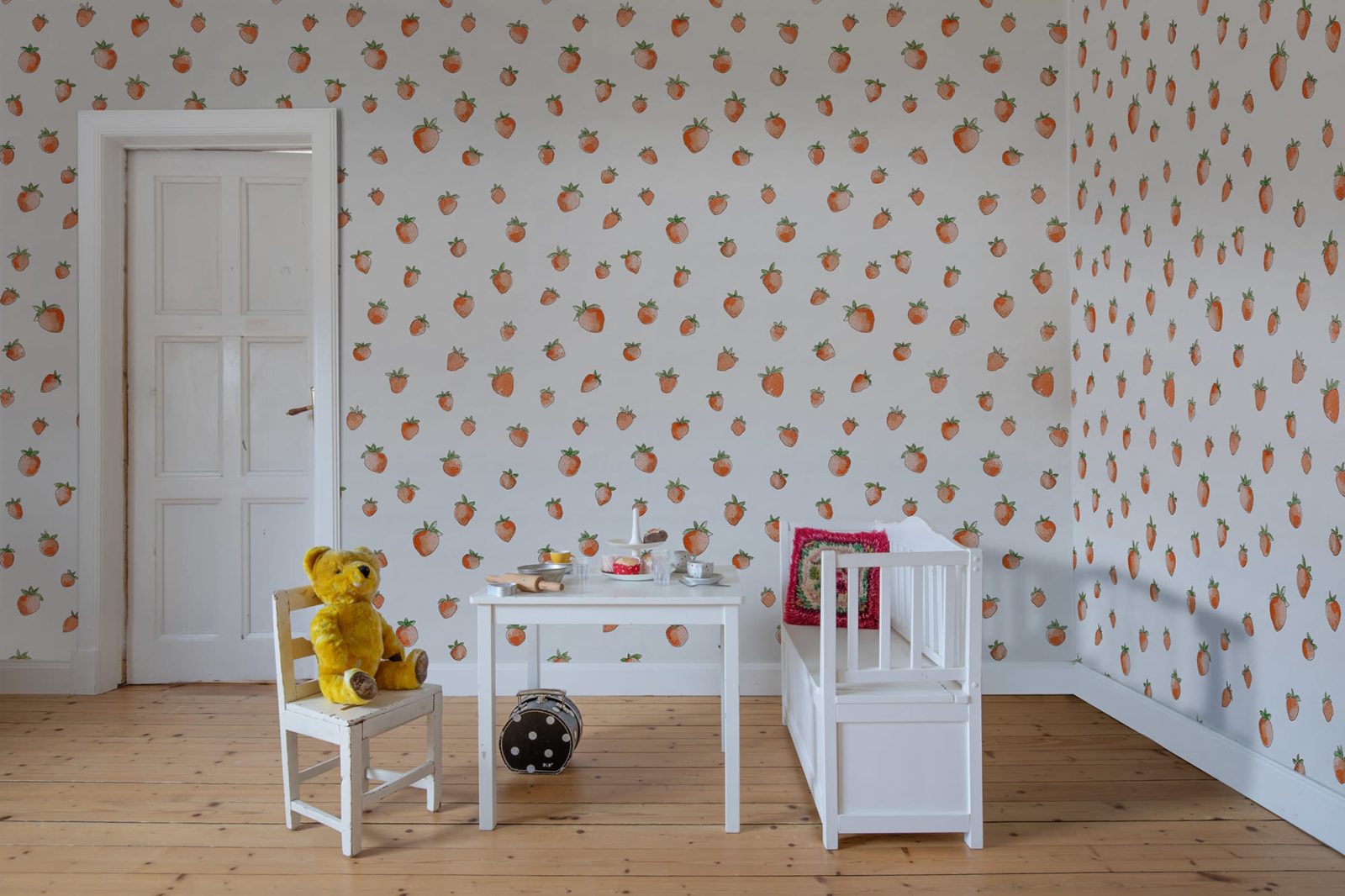 Berry Cute, Red, Rebel Walls 2