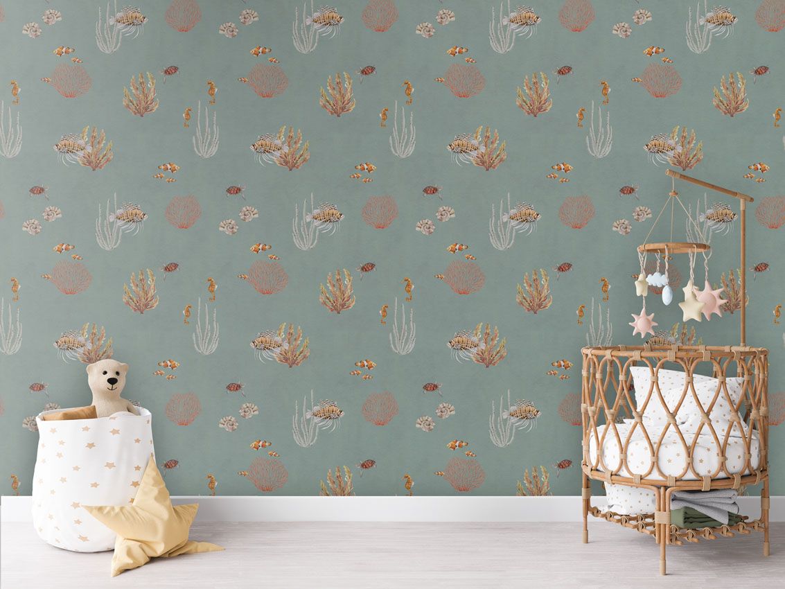 Coral Garden - Blue, Kikki Belle 3
