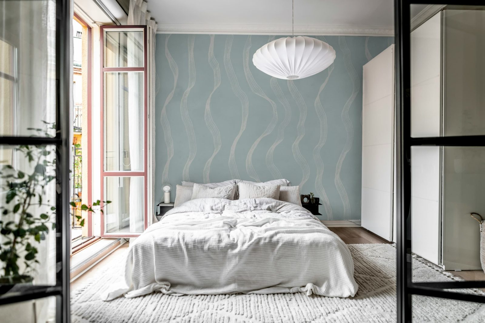 Ribbon Stripe, Light Blue, Rebel Walls 2