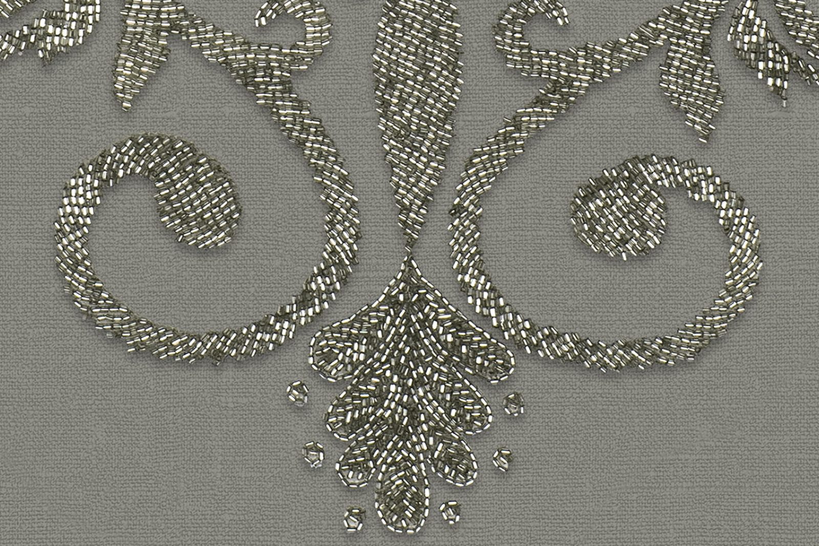 Baroque Pearl, Gray, Rebel Walls 3