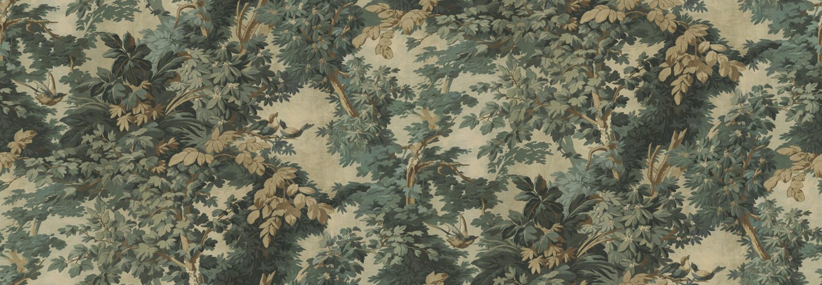 Woodland Birds, Green, Rebel Walls