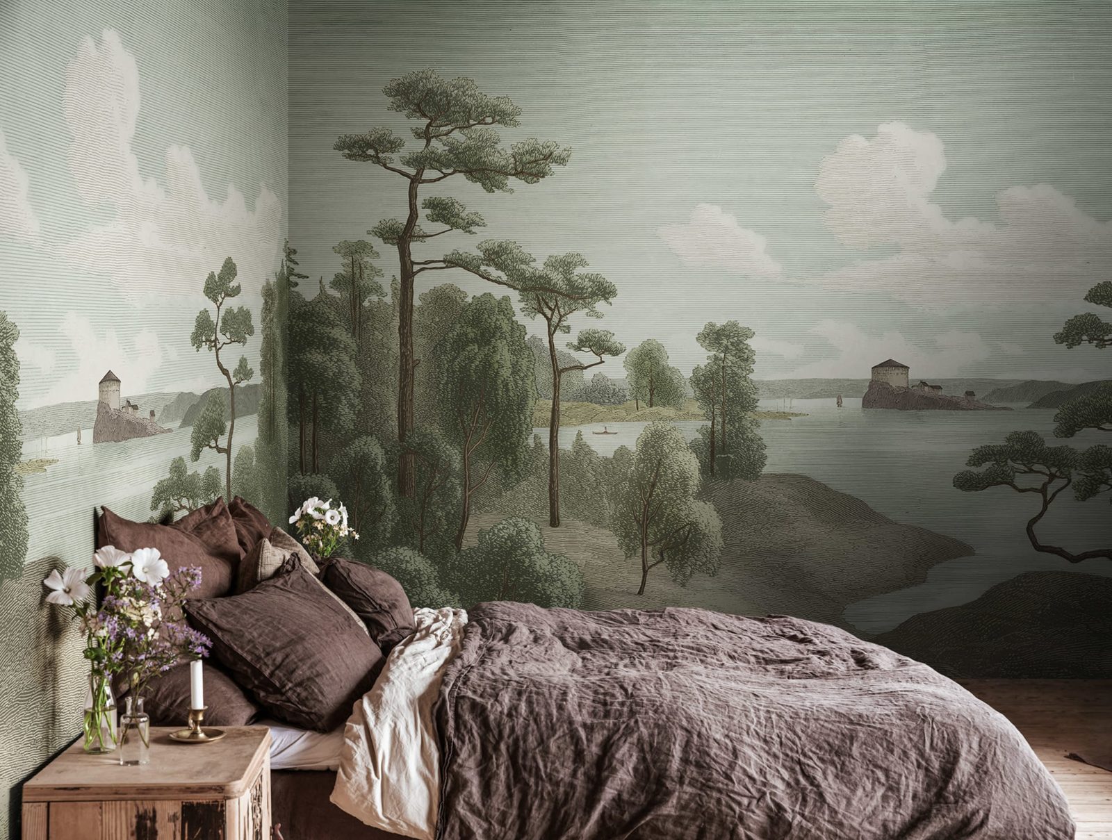 Lake View, Green, Rebel Walls 2