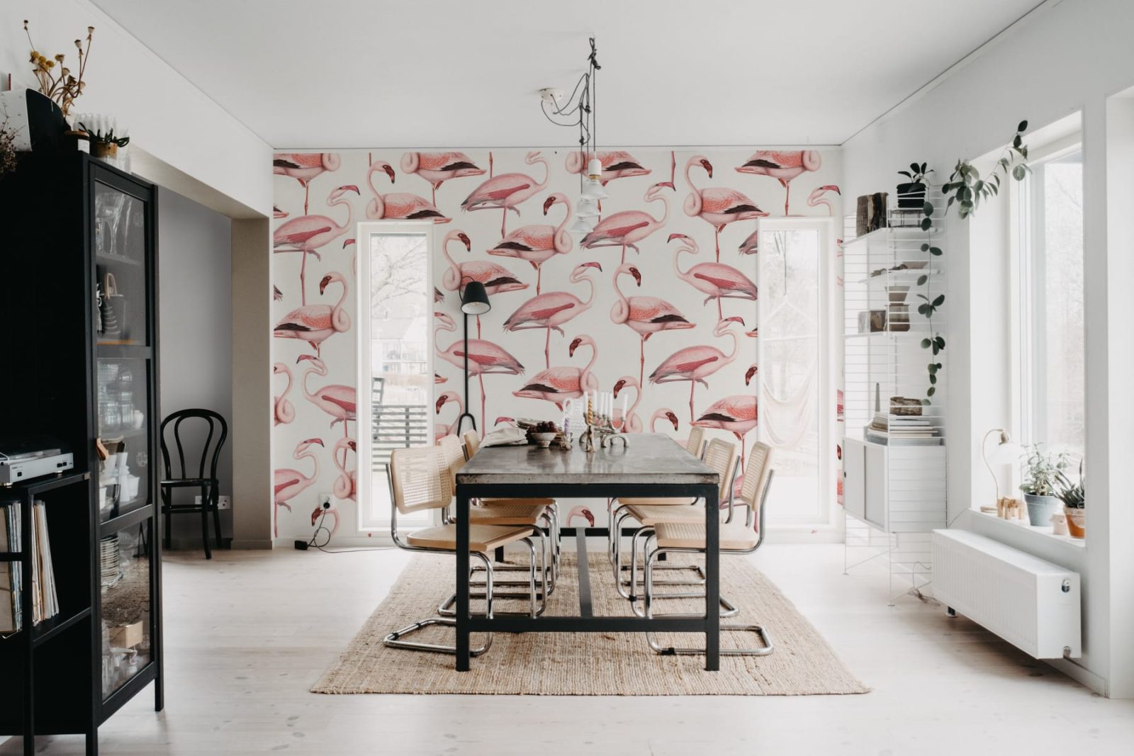 Flamingos, Soft Pink, Rebel Walls 3