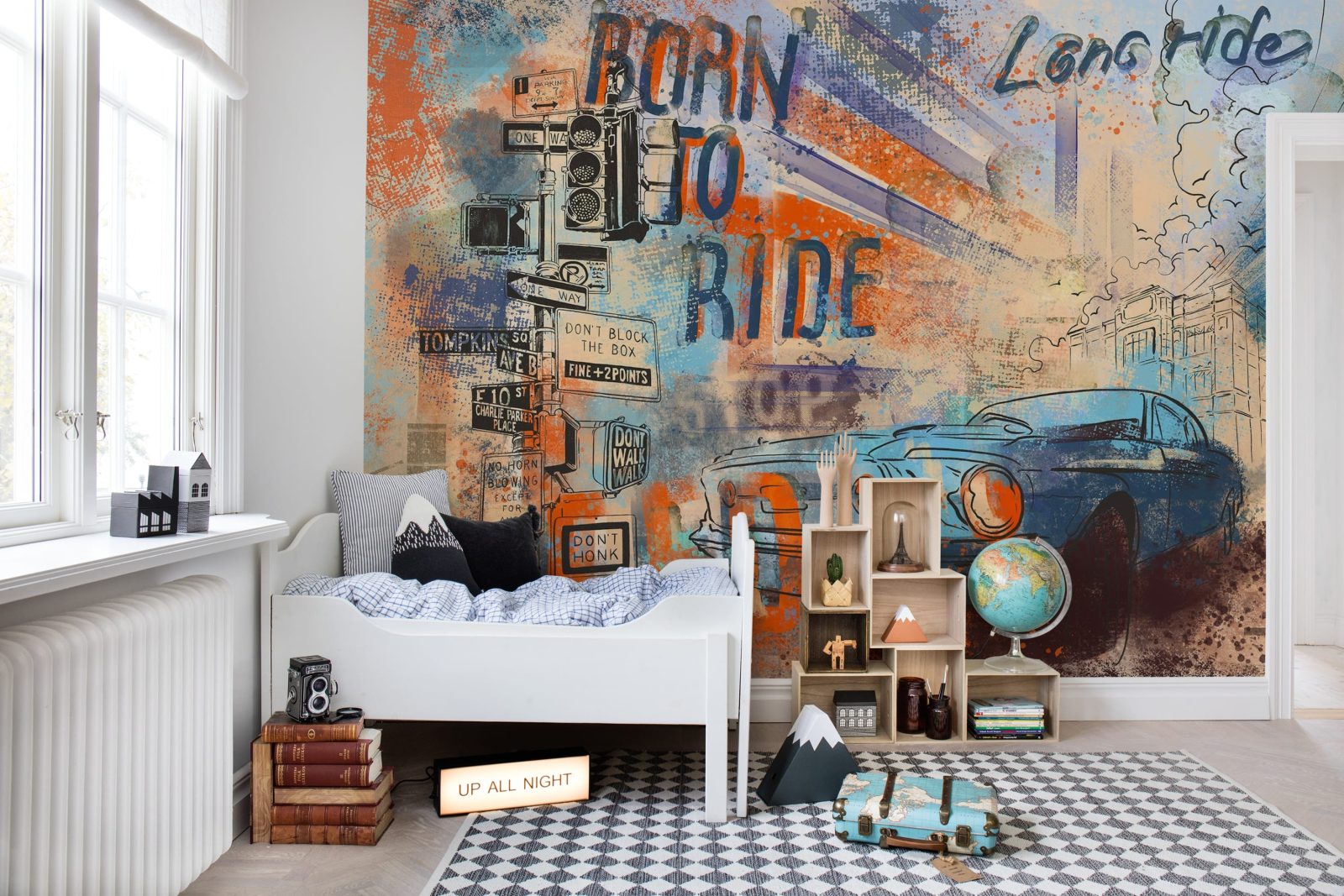 Street Race, Blue, Rebel Walls 2
