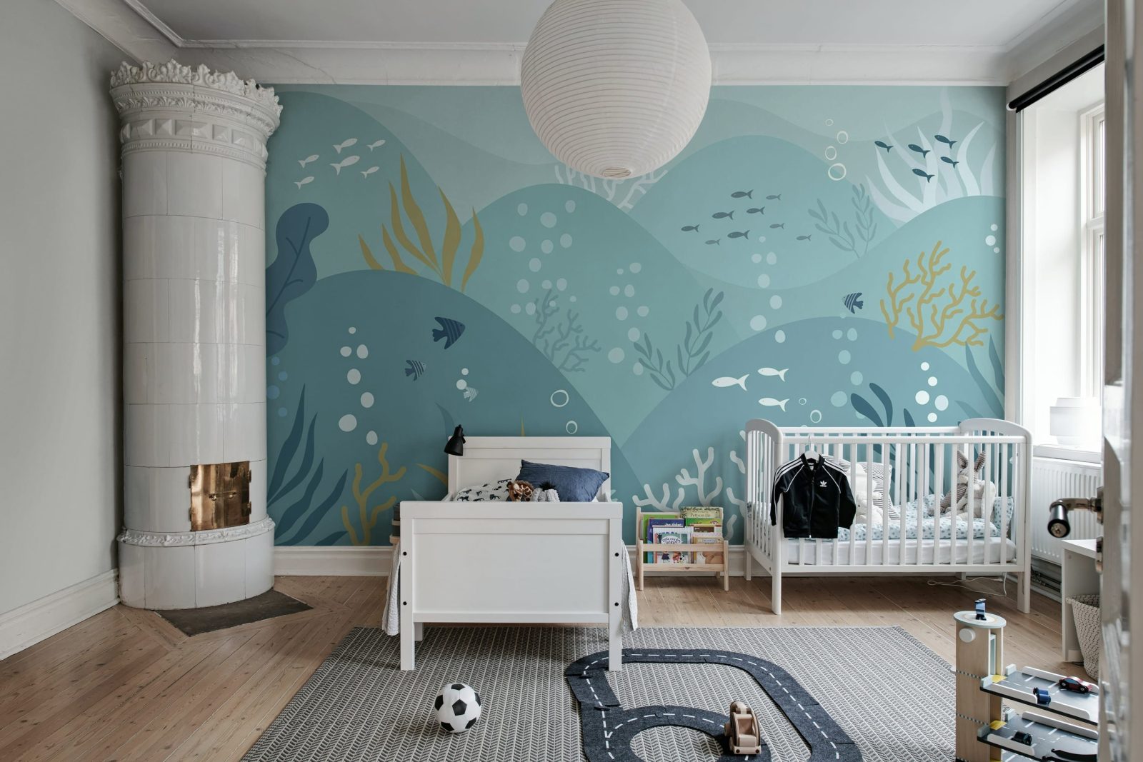 Sea Landscape, Ocean Blue, Rebel Walls 3