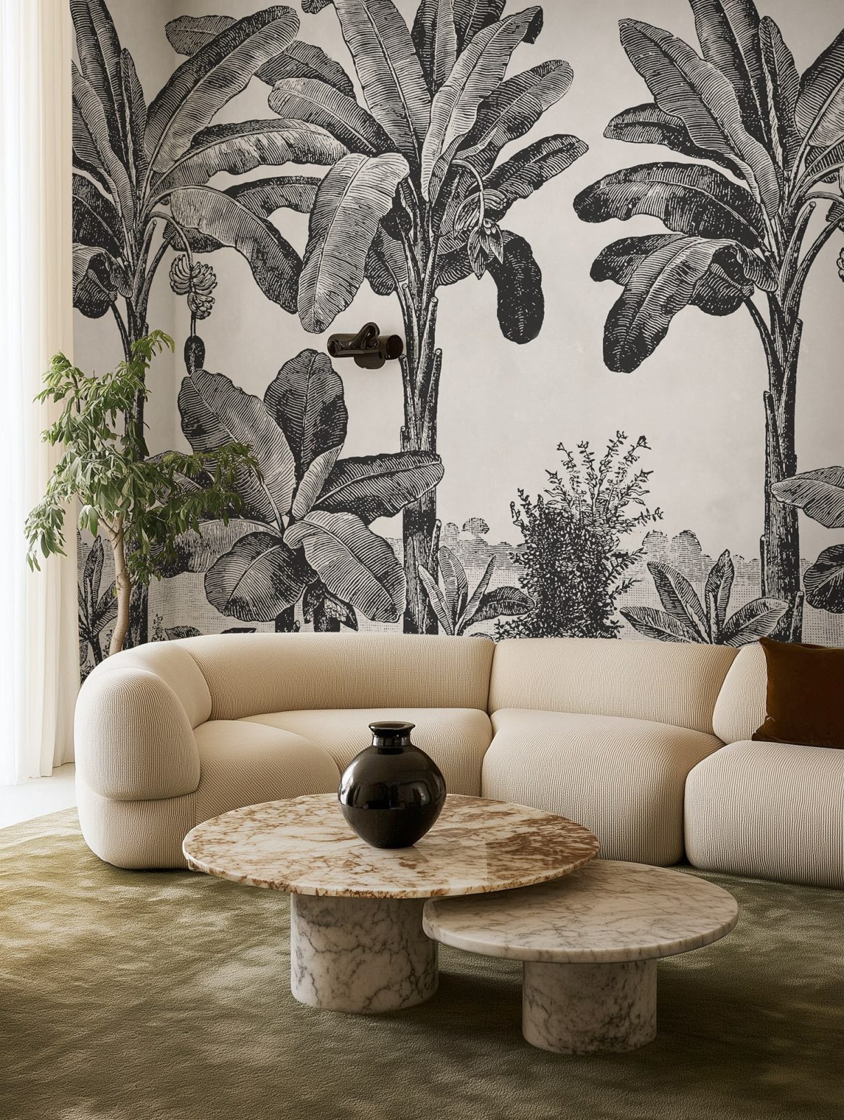 Timeless Tropics, Black & White, Rebel Walls 3