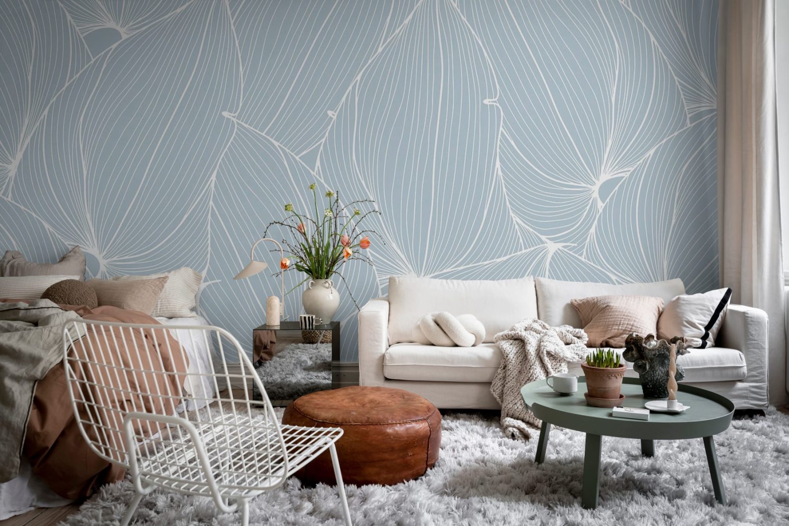 Big Leafs, Baby Blue, Rebel Walls 3