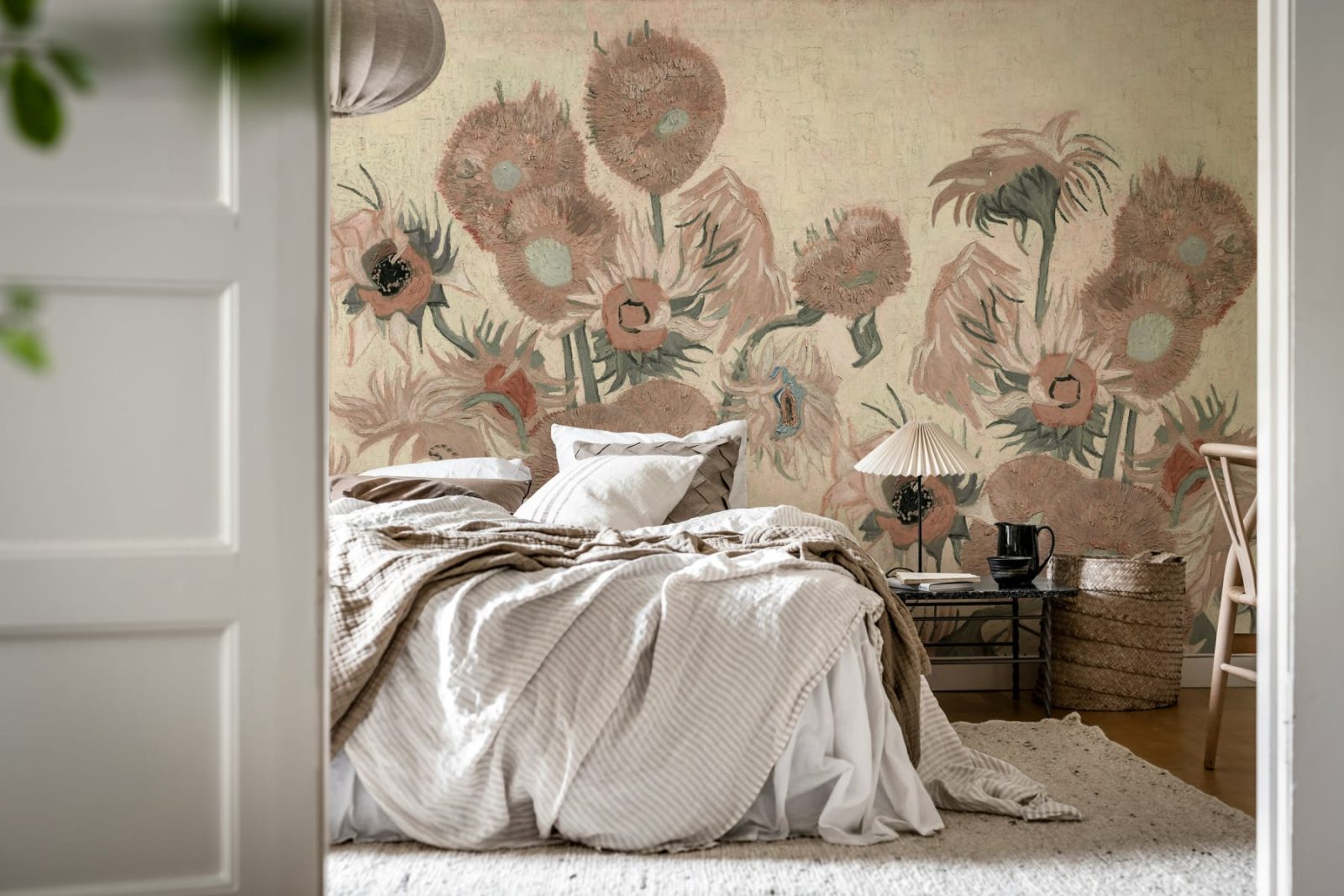 Sunflowers Repeatable, Soft, Rebel Walls 3