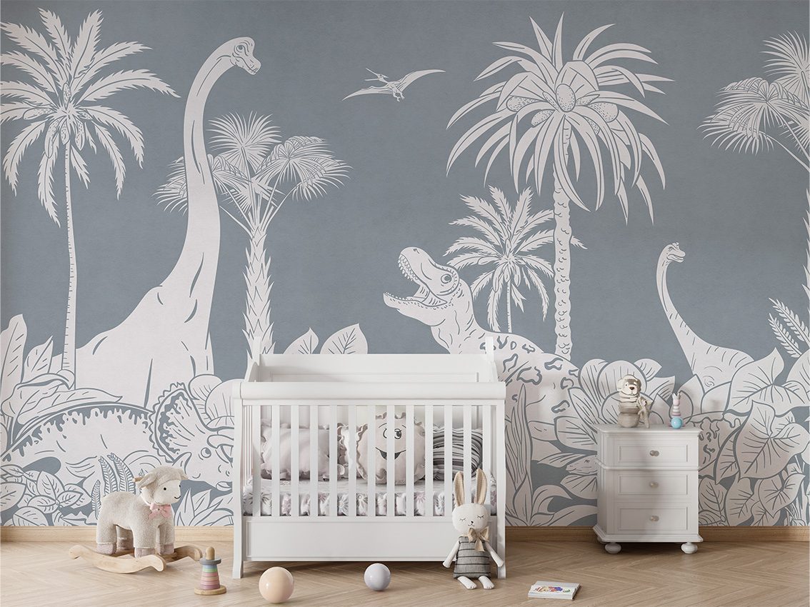Monochrome Dino - Blue, Kikki Belle 2