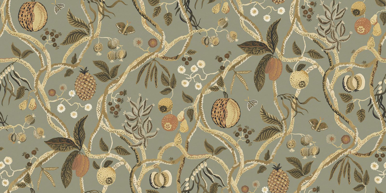 Tree of Life Mural, Sage Green, Sandberg