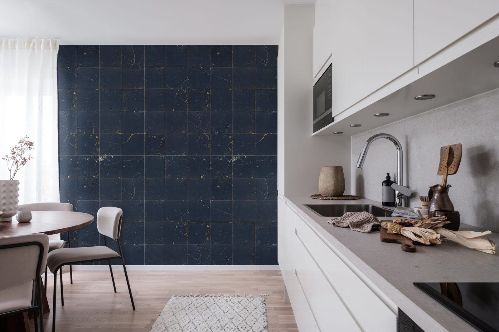 Kintsugi, Dark Blue, Rebel Walls 3