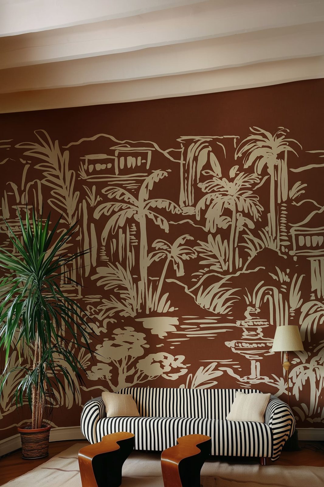 Palm Oasis, Rust, Rebel Walls 3