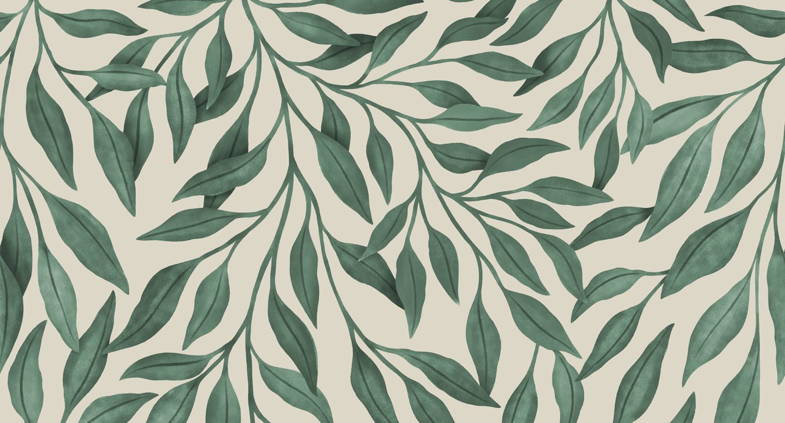 Giant Leaves, Dark Green, Rebel Walls