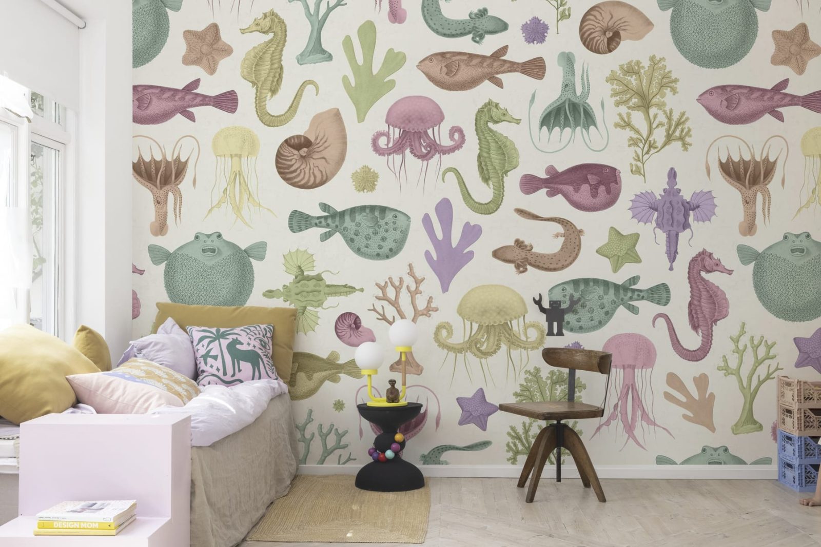 Sea Life, Pastel, Rebel Walls 2