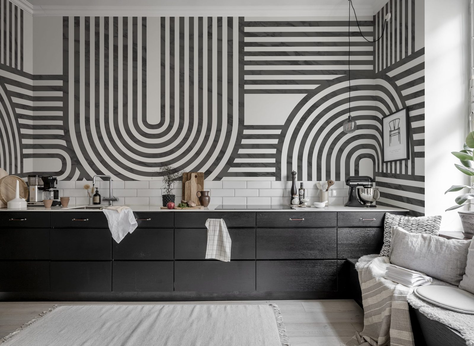 Twine, Graphite, Rebel Walls 2