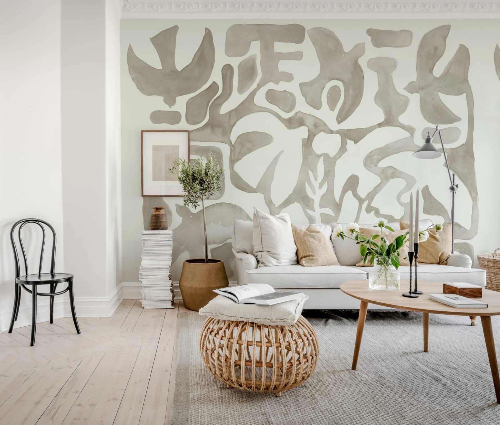 Harmony Forms, Beige, Rebel Walls 2