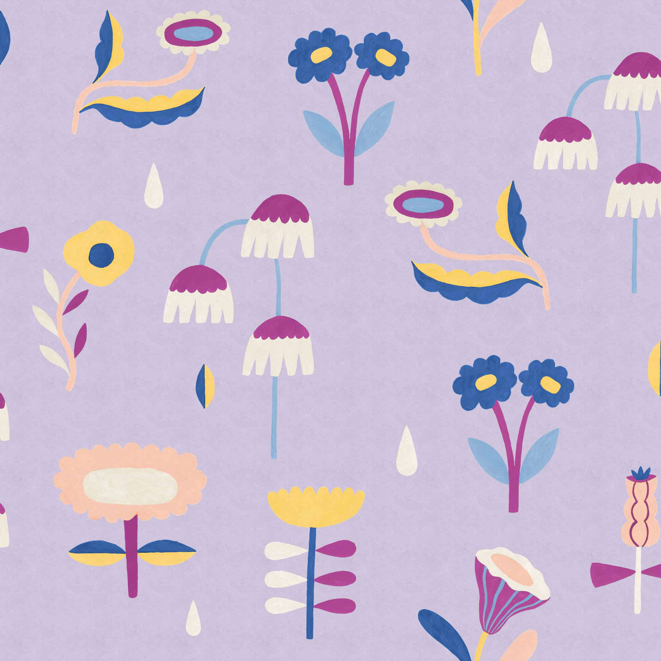 Lush, Lilac, Coordonne, 5mp / rola