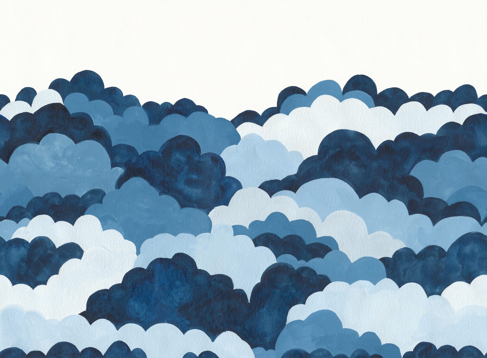Dreamy Clouds, Blue, Rebel Walls