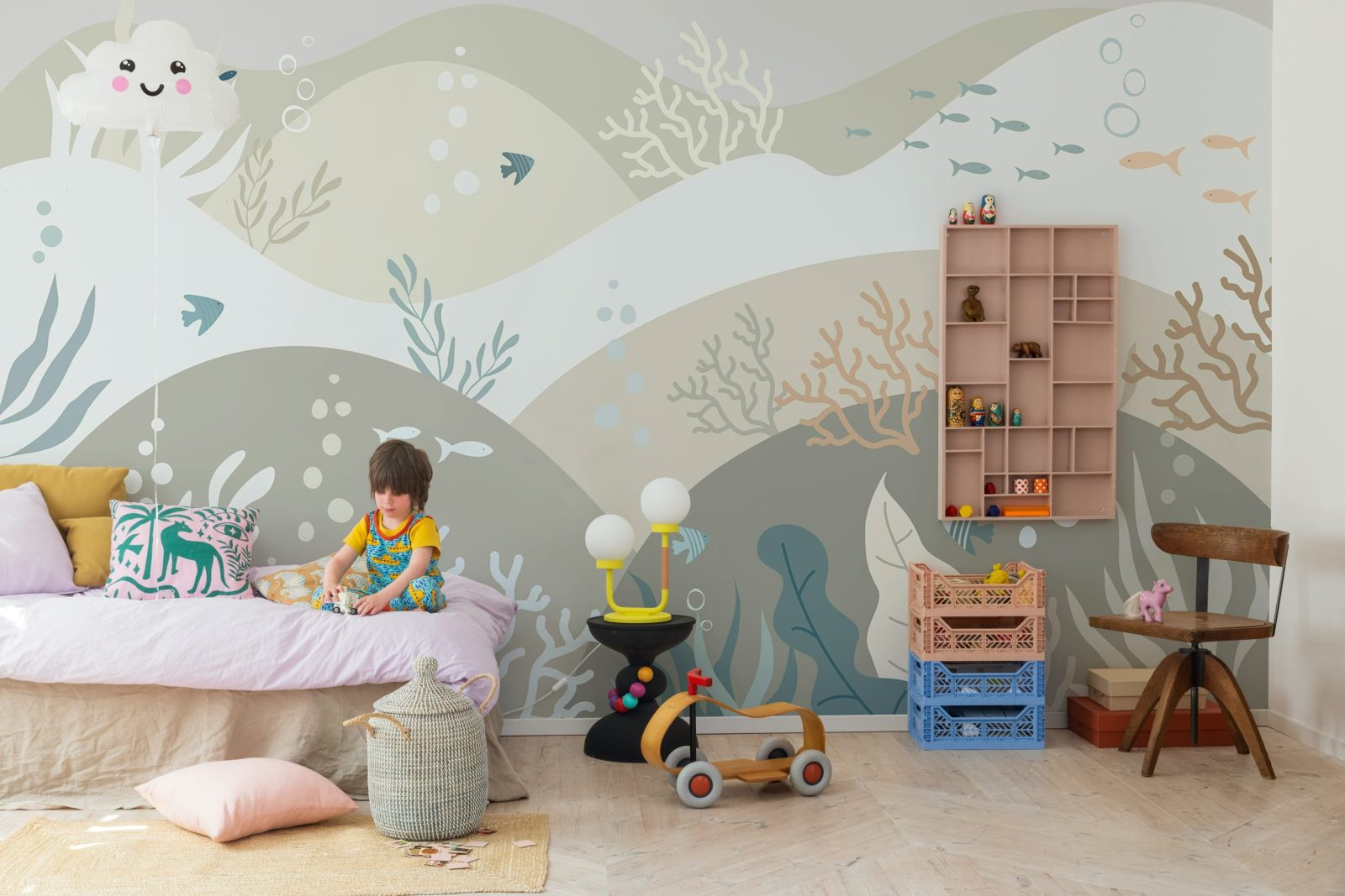 Sea Hills, Sand Beige, Rebel Walls 3