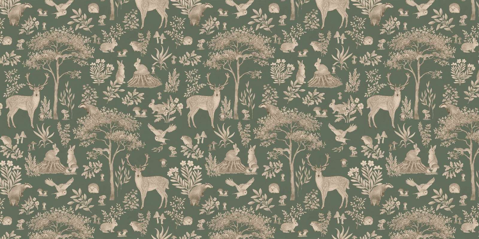 Fantastic Forest - Vintage Green, Kikki Belle