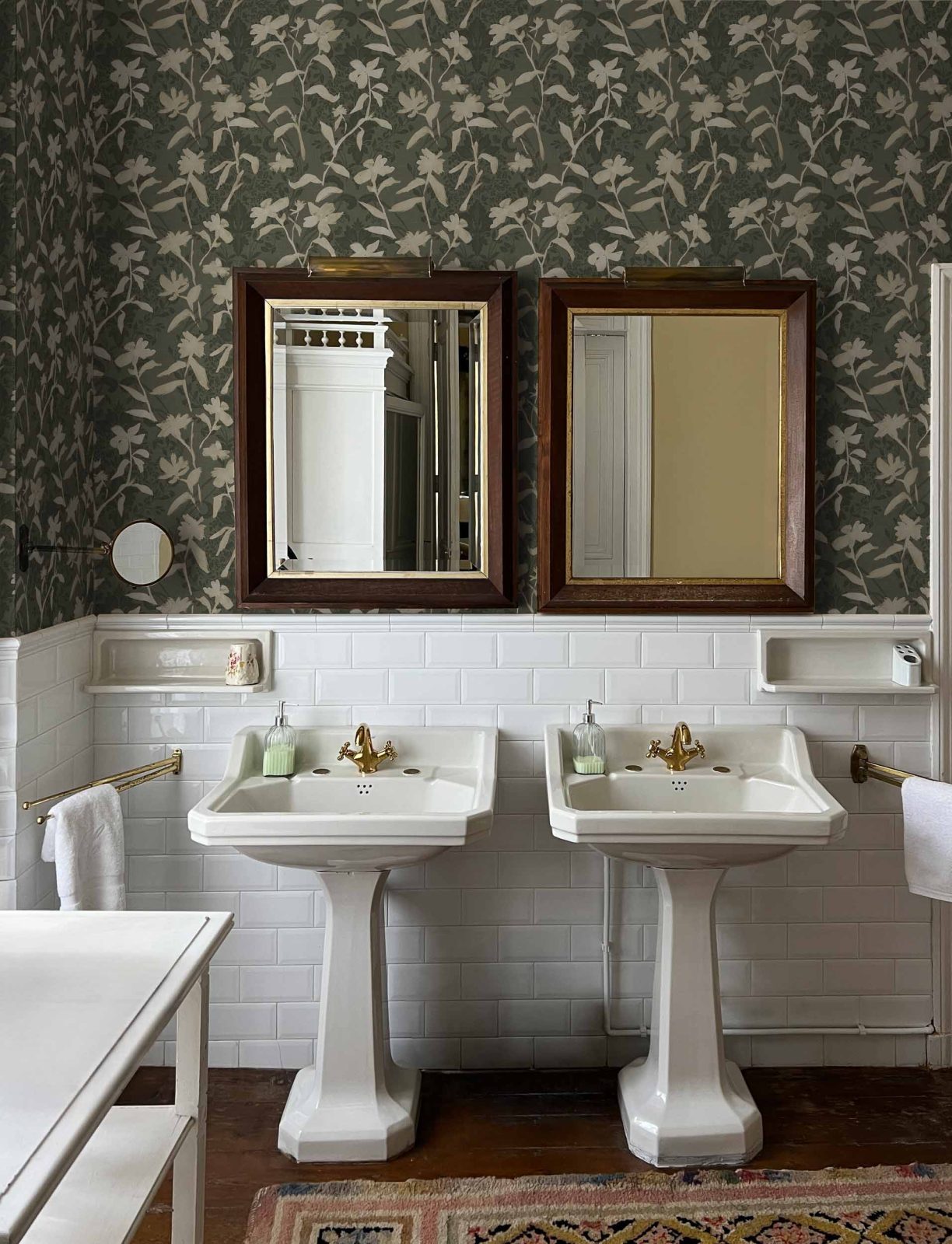Blooming Damask, White, TresTintas 5mp / rola 2