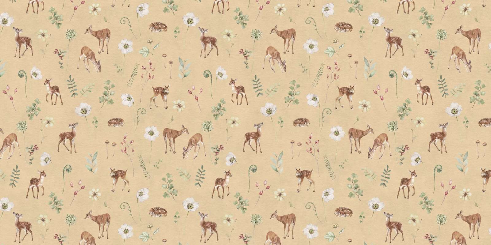 Dancing Deer - Yellow, Kikki Belle