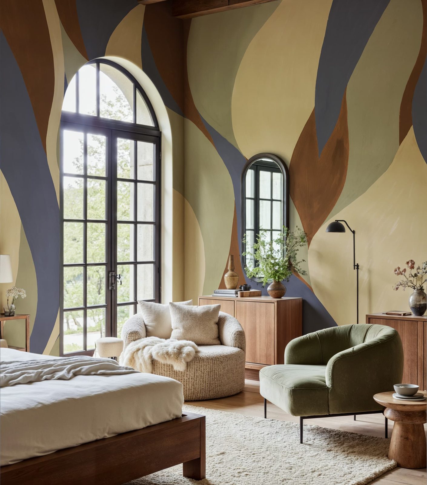 Velvet Flames, Brown, Rebel Walls 2