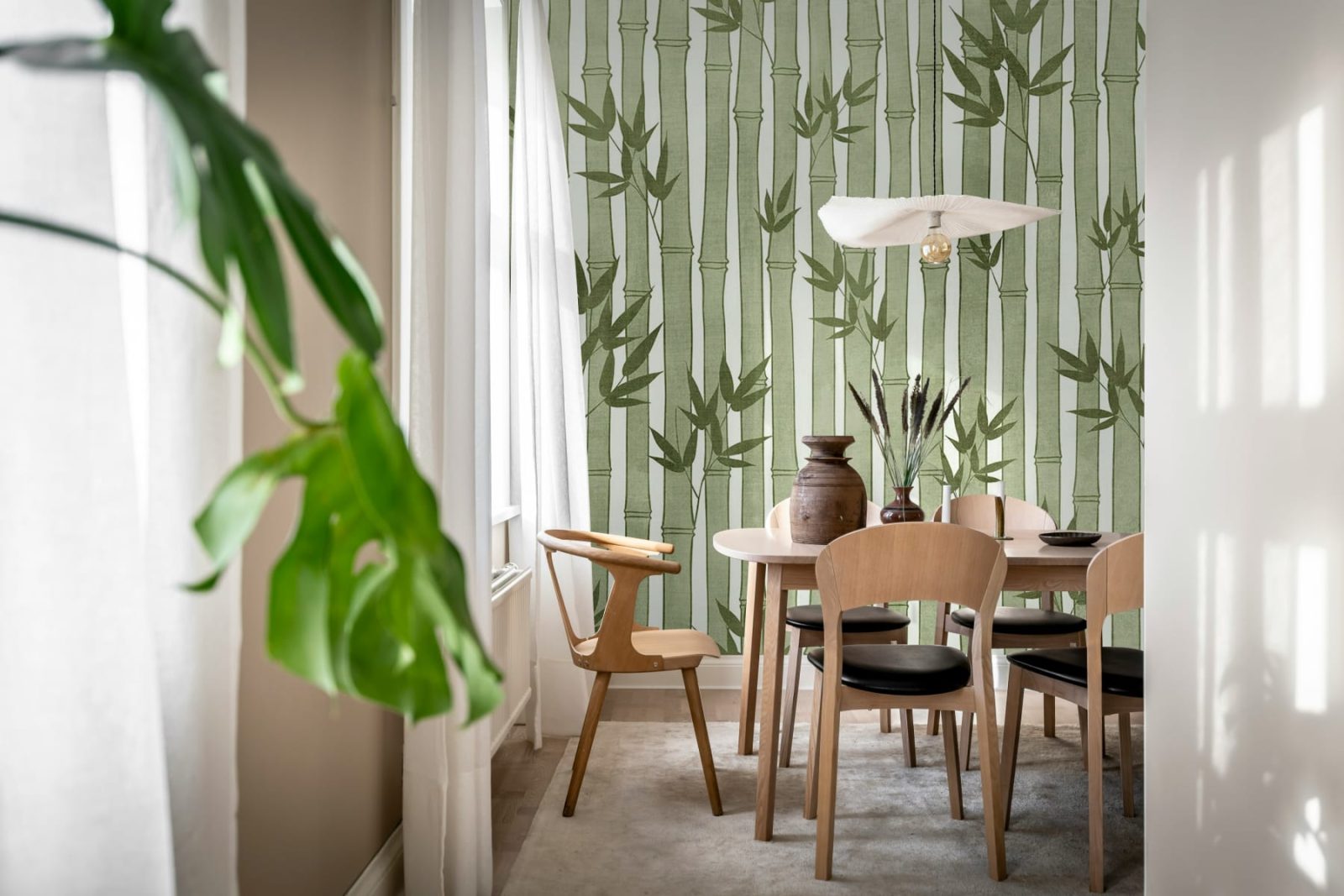 Bamboo Forest, Green, Rebel Walls 3