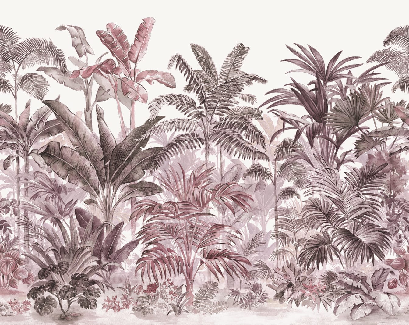 Pride Palms, Plum, Rebel Walls