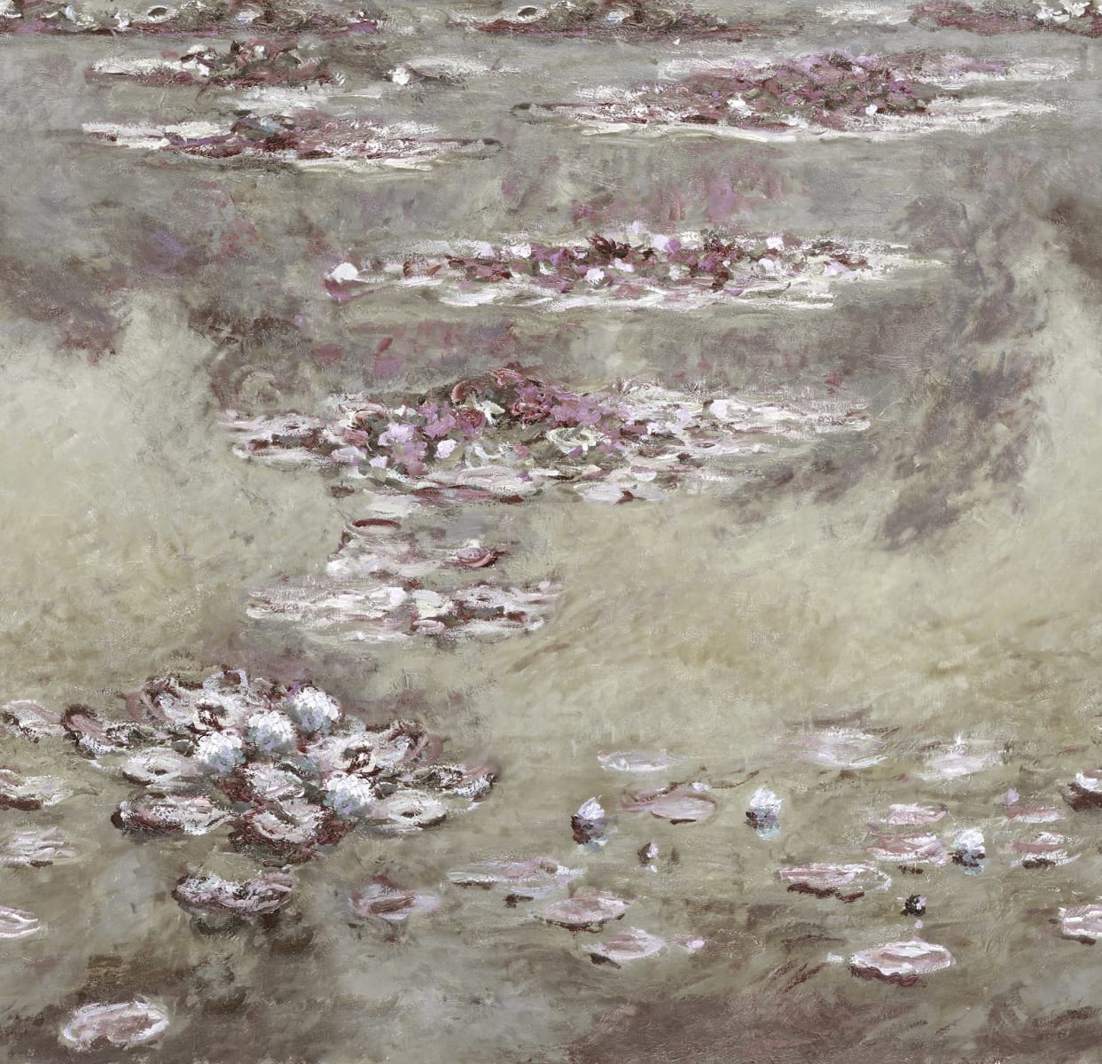 Water Lilies Monet, Beige, Rebel Walls