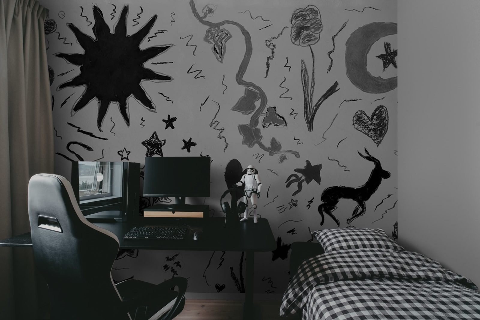 Chroma, Black & White, Rebel Walls 3