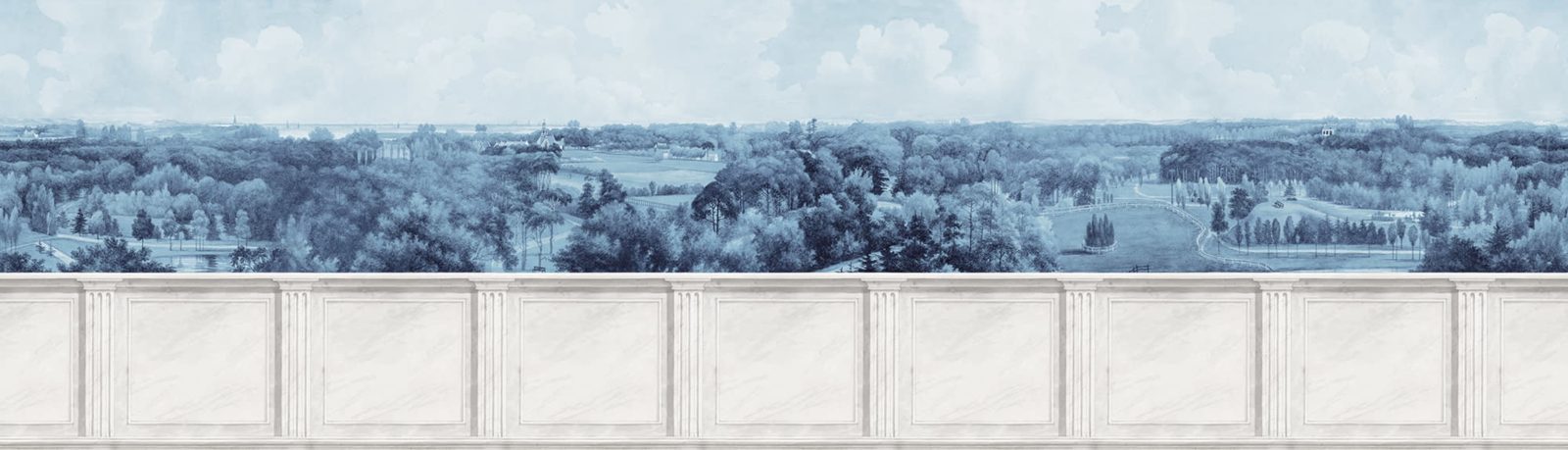 Panorama Views, Vintage Blue, Rebel Walls