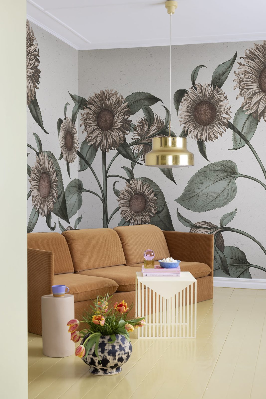 Sunflower, Peach, Rebel Walls 2
