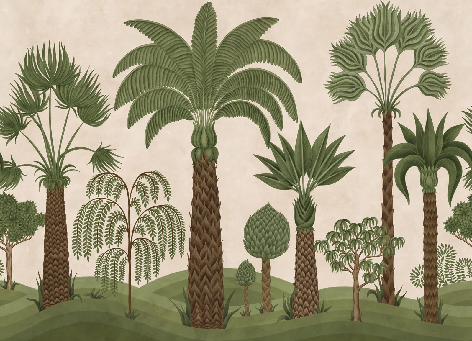 Botanical Bliss, Beige, Rebel Walls