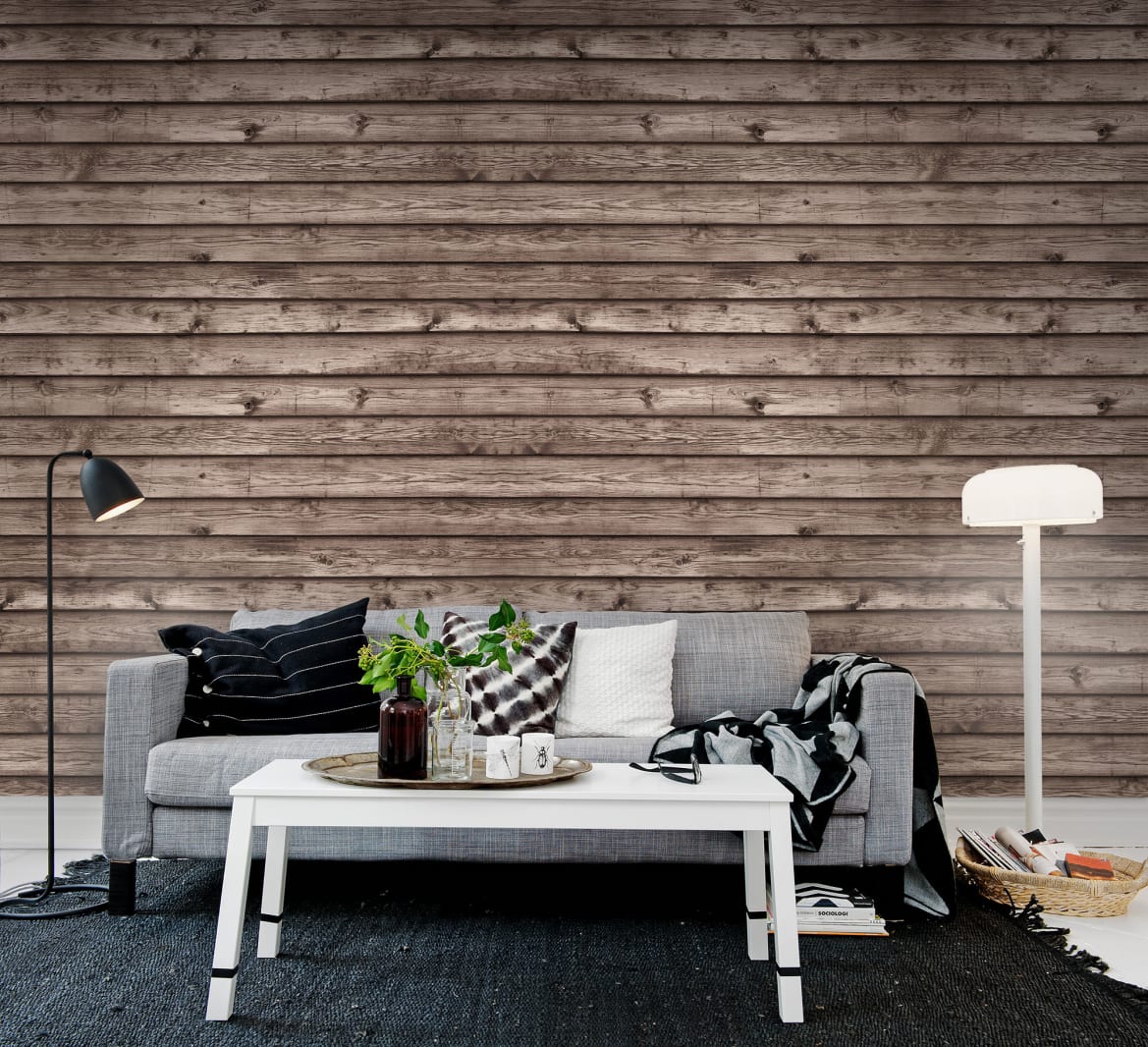 Horizontal Boards, Brown, Rebel Walls 3
