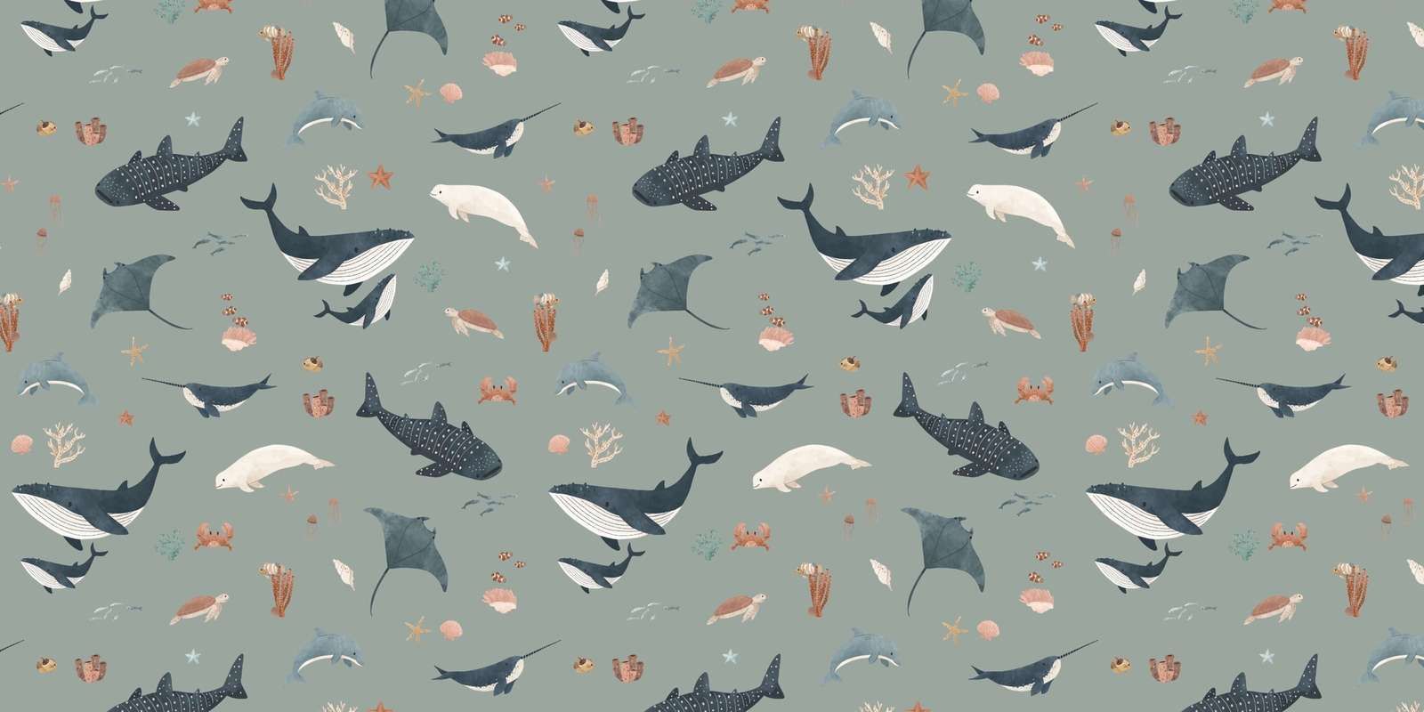 Splendid Sea - Green, Kikki Belle