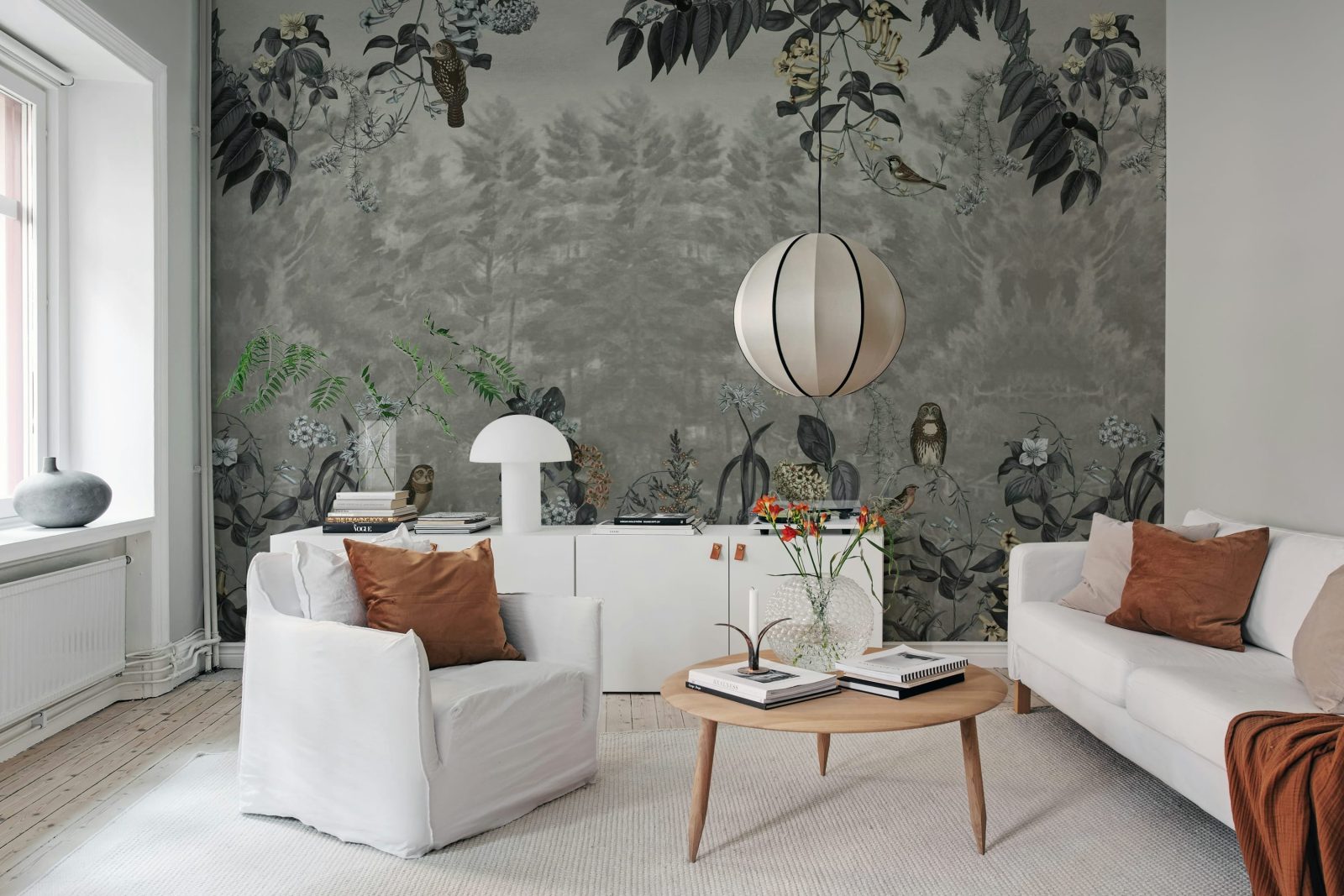 Owl Forest, Gray, Rebel Walls 2
