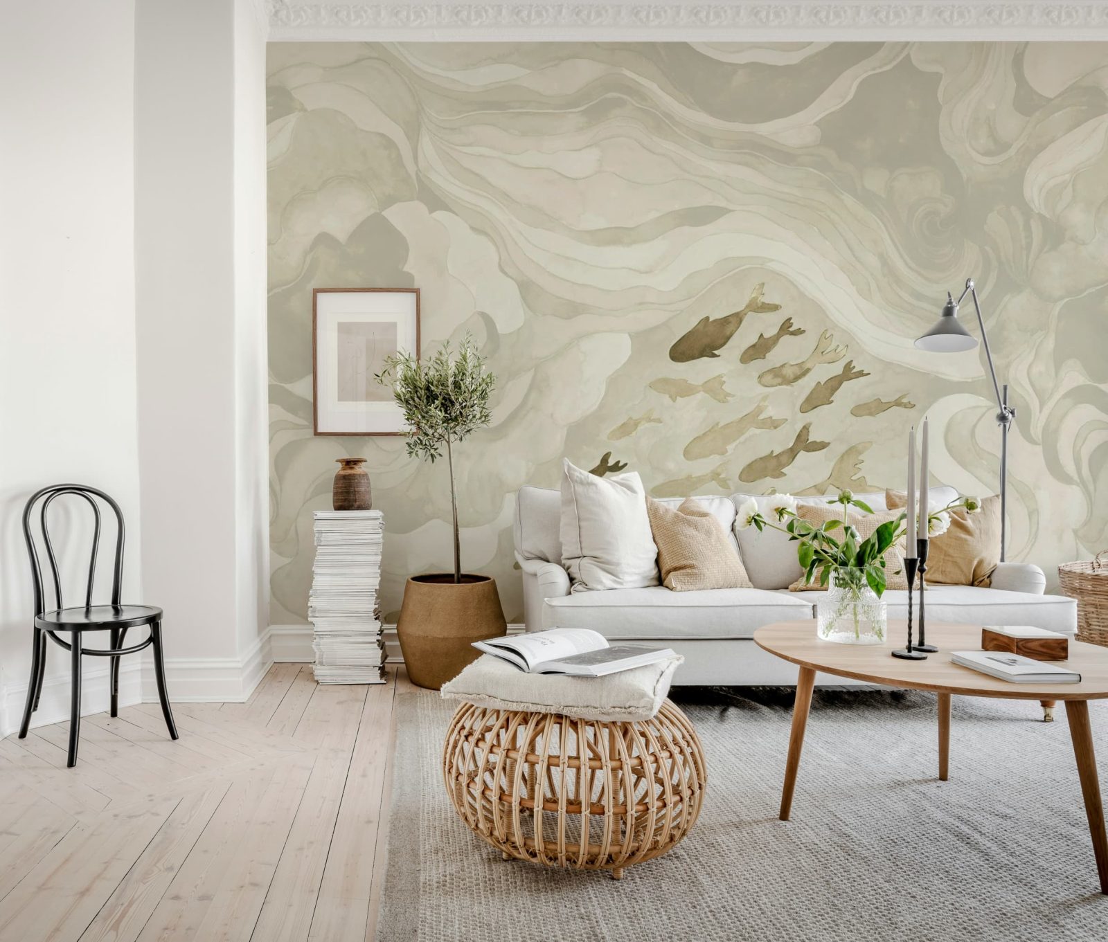 Silent Stream, Beige, Rebel Walls 3
