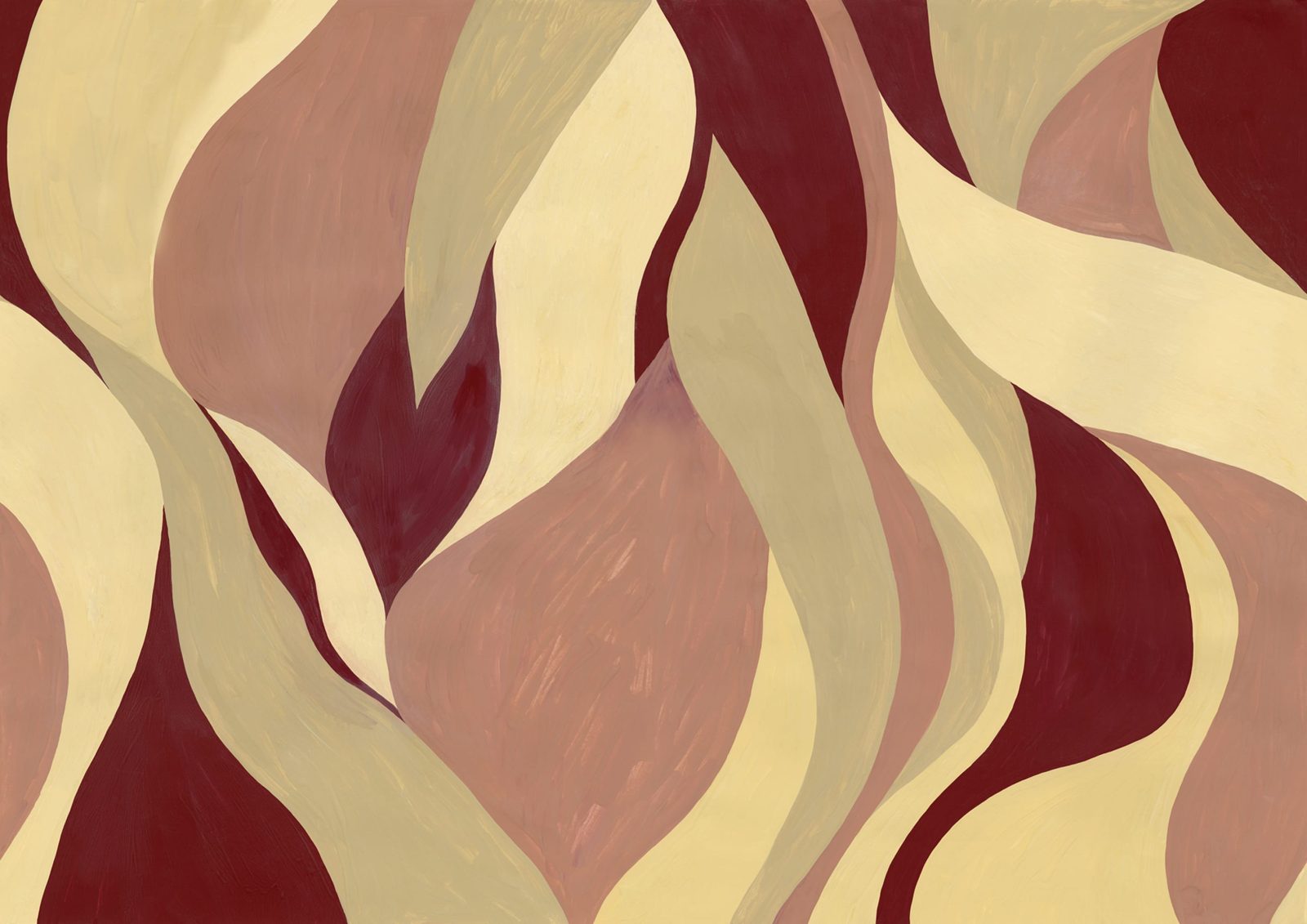 Velvet Flames, Pink, Rebel Walls