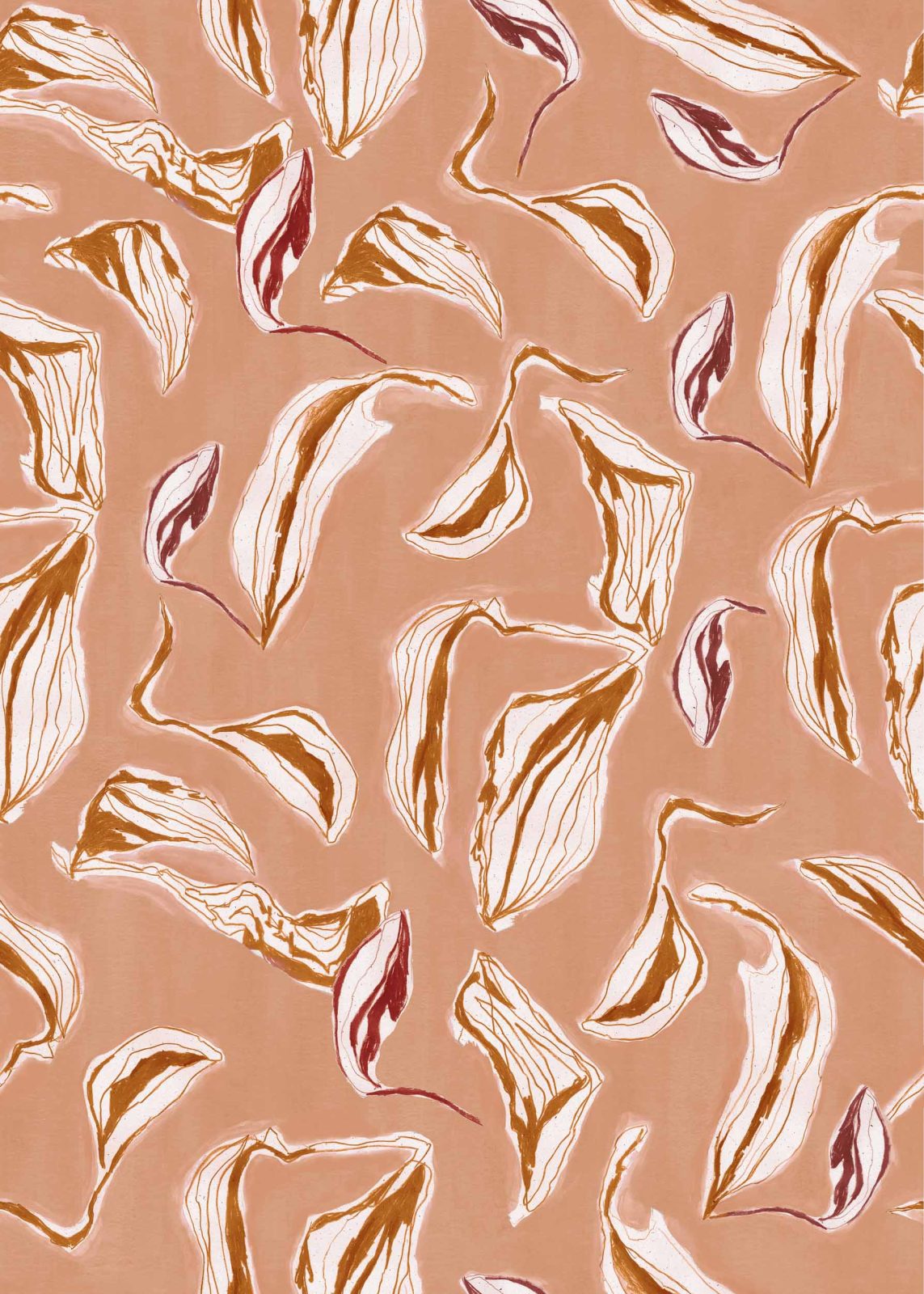 Moroccan Branches, Pink, Coordonne 5mp / rola