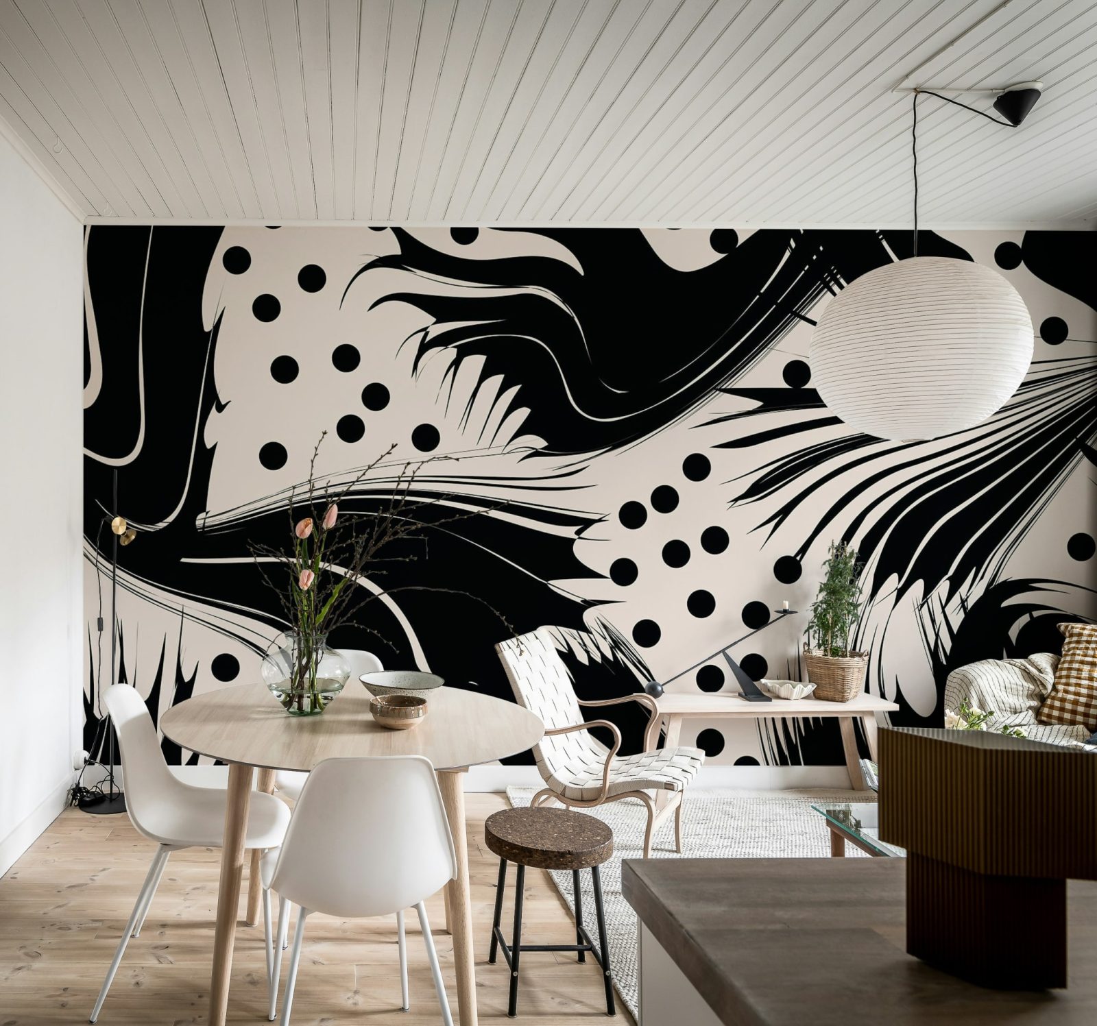 Modern Graphic, Graphite, Rebel Walls 2