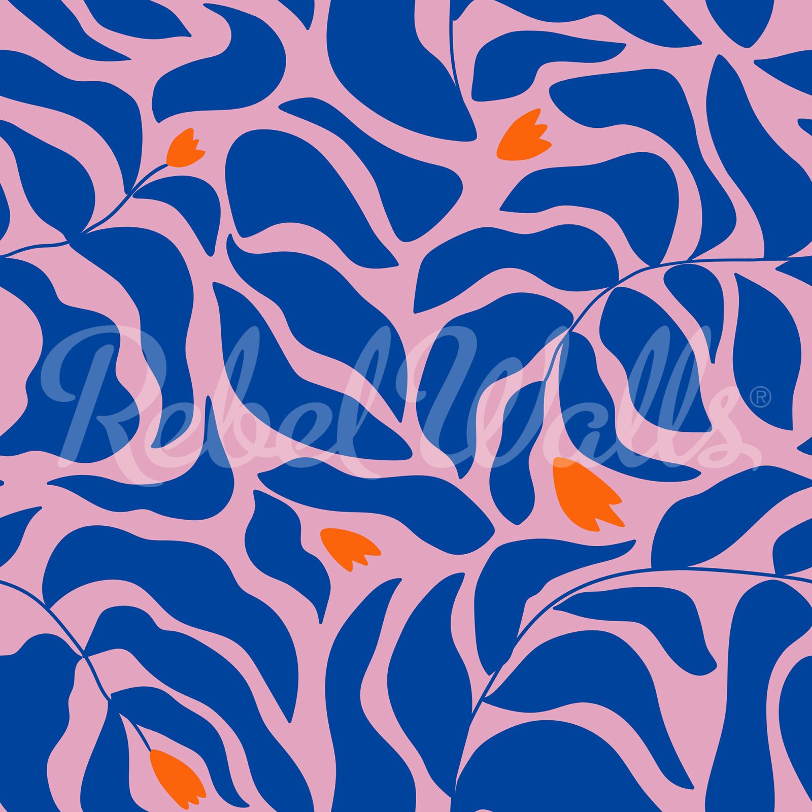Twilight Garden, Pink, Rebel Walls