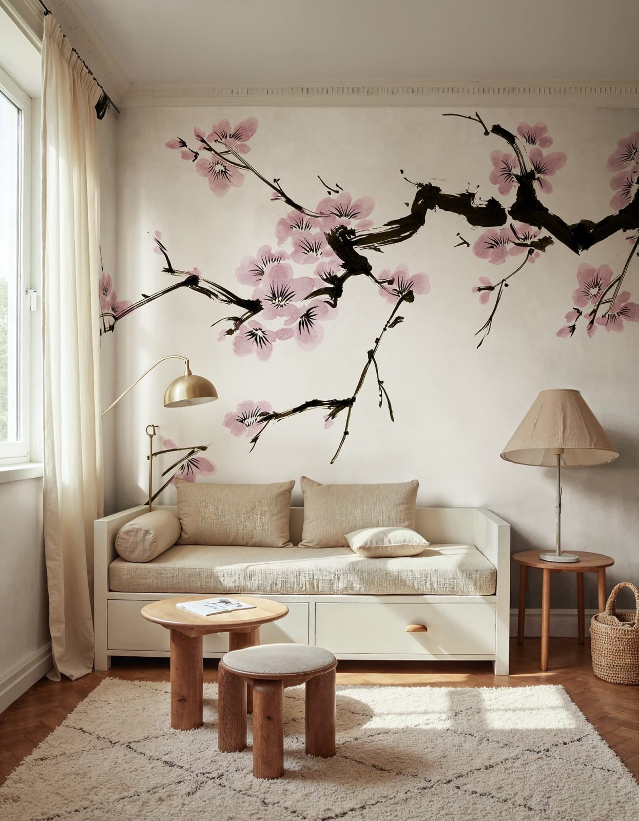Blush of Spring, Pink, Rebel Walls 2