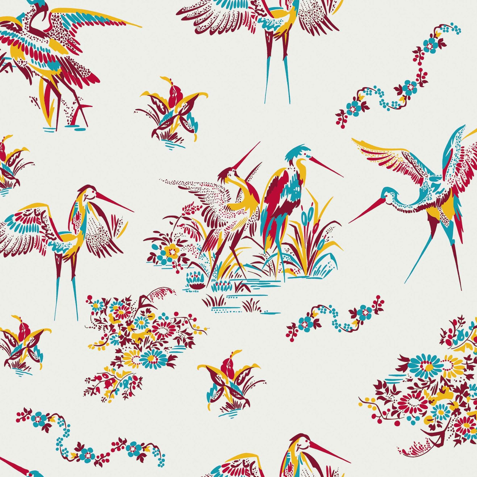 Grullas de Papel, Granate, Coordonne, 5mp / rola