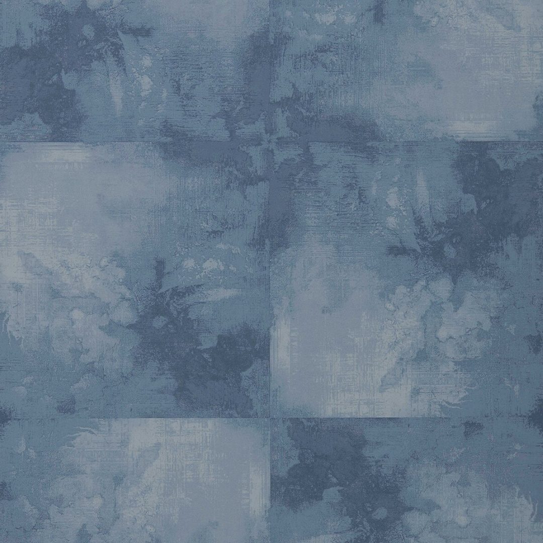Crystalline, Agate Blue Luxury Tile, 1838 Wallcoverings, 5.3mp / rola