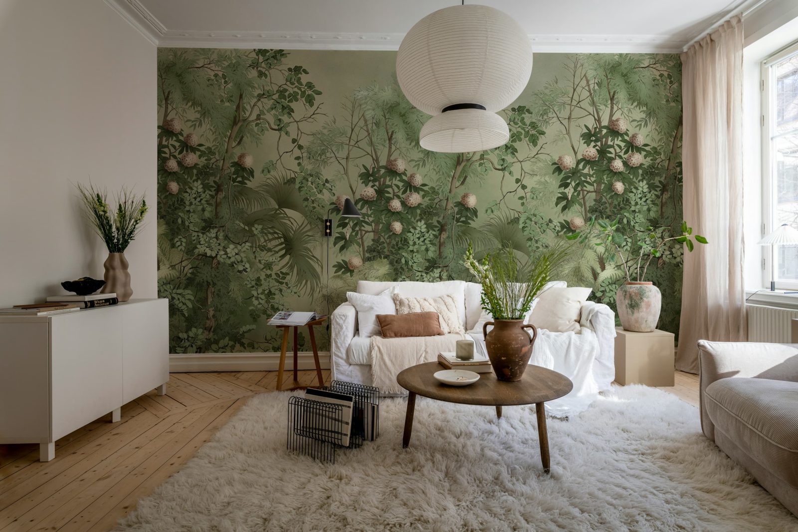 Tropical Bush, Green, Rebel Walls 3