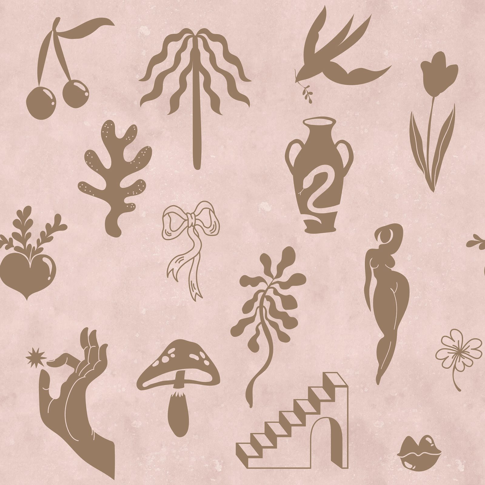 Symbolic Tales, Pink, Rebel Walls