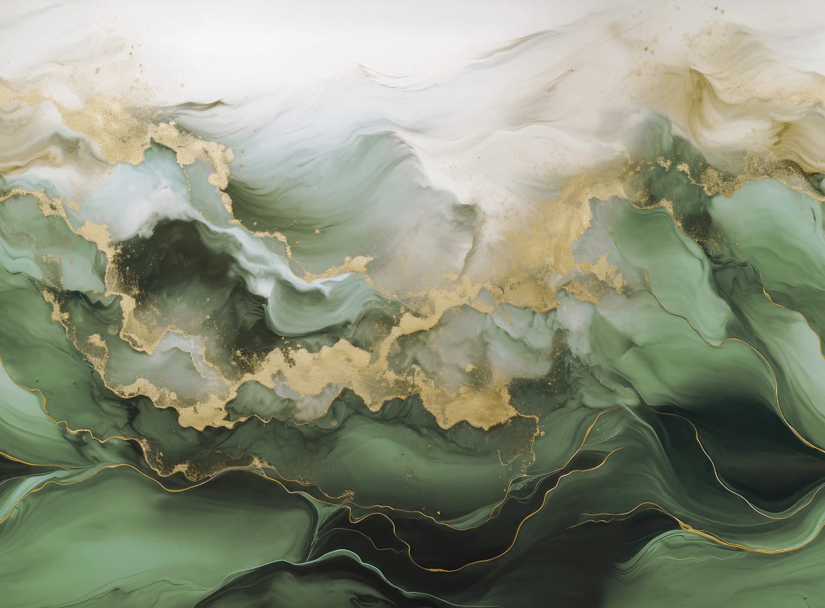 Gold Stream, Green, Rebel Walls